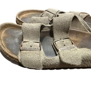 Birkenstock Women's Sandals in Taupe Suede
